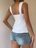 Women's Sweetheart XS-L Tops Fashion Designer Ruched Singlets