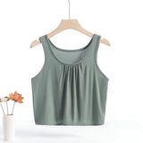 Women's Tank Tops Ruffle 1-8XL Fashion Designer Singlets (Plus Size)-2811mocha-3XL