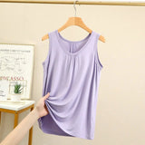 Women's Tops Fashion Designer 6XL High Modal Singlets (Plus Size)-Women's Tops Fashion Designer Plus Size Singlets-lightpurple-Women&#x27;s fashion designer plus size clothes