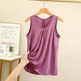 Women's Tops Fashion Designer 6XL High Modal Singlets (Plus Size)-Women's Tops Fashion Designer Plus Size Singlets