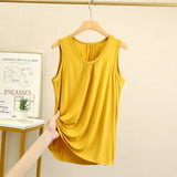 Women's Tops Fashion Designer 6XL High Modal Singlets (Plus Size)-Women's Tops Fashion Designer Plus Size Singlets