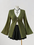 Women's Tops Fashion Designer Knitted 1-4XL Cardigans (Plus Size)
