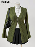 Women's Tops Fashion Designer Knitted 1-4XL Cardigans (Plus Size)
