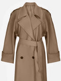 Women's Trench Coat Fashion Designer Double Breasted S-L Jackets-Women's Fashion Designer Jackets-International Women's Clothing