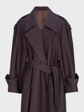 Women's Trench Coat Fashion Designer Double Breasted S-L Jackets-Women's Fashion Designer Jackets-International Women's Clothing