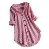 Women's Tunic Button Sleeve Fashion Designer T-Shirts (Plus Size)