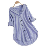 Women's Tunic Button Sleeve Fashion Designer T-Shirts (Plus Size)