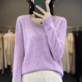 Women's V Neck Merino Wool Knitted Fashion Designer Cardigans