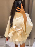 Women's Vintage Cape Fashion Designer Single Breasted S-L Jackets