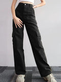 Women's Vintage Cargo Fashion Designer 2-3XL Pants (Plus Size)
