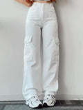 Women's Vintage Cargo Fashion Designer 2-3XL Pants (Plus Size)