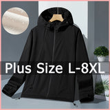 Women's Waterproof Fashion Designer Windbreaker 1-8XL Jackets (Plus Size)