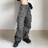 Women's Wide Leg Fashion Designer Women's Parachute Cargo Pants