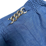 Women's Wide Leg Flared S-2XL Linen Fashion Designer 3/4 Pants-Women's Fashion Designer Leggings / Pants-International Women's Clothing