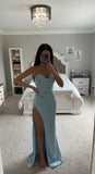 Women's Wrapped Sling Fashion Designer High Split Dresses (Long)