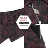 Women's XL-8XL Fashion Designer High Waist Velvet Pants (Plus Size)-Women's Fashion Designer Plus Size Leggings / Pants