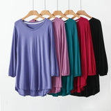 Women's XL-8XL O Neck Tops Fashion Designer Ruffle T-Shirts (Plus Size)-Women's Tops Fashion Designer T-Shirts / Blouses