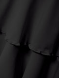 Women's XS-2XL Drawstring Ruffled Fashion Designer Mini Skirts (Short)