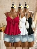 Women's XS-XL Crop Tops Fashion Designer Singlets
