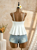 Women's XS-XL Crop Tops Fashion Designer Singlets