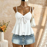 Women's XS-XL Crop Tops Fashion Designer Singlets