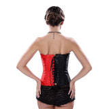 Women's Zip Up Corsets Tops Fashion Designer Lace Singlets (Plus Size)