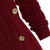 Women's Cardigan Knitted Fashion Designer Multi Function Jerseys (Plus Size)-Women's Tops Fashion Designer Plus Size Jerseys-Women's fashion designer clothes-International Women&#39;s Clothing - Women&#39;s Fashion Designer Plus Size Clothes