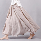 Women's Fashion Designer Beach Boho Vintage Summer Skirts (Long)