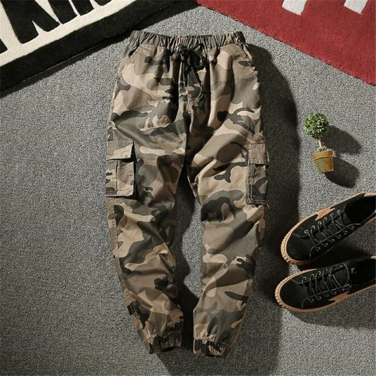 Color Camo Camouflage Cargo Pants 2019 Men Women Casual Streetwear