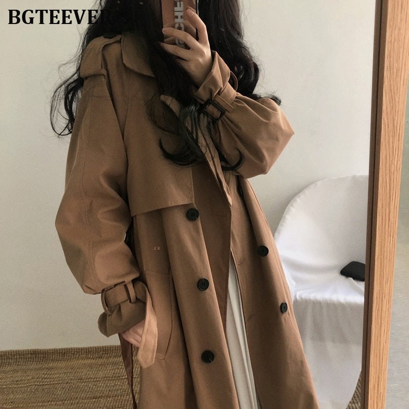 Women's Leather Trench Coat Fashion Designer Stylish Jackets-Women's Fashion Designer Jackets-Women's fashion designer clothes-International Women&#39;s Clothing - Women&#39;s Fashion Designer Plus Size Clothes