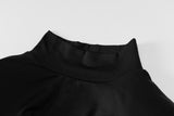 Women's Long Sleeve Bodycon Tunic Fashion Designer Dresses (Short)