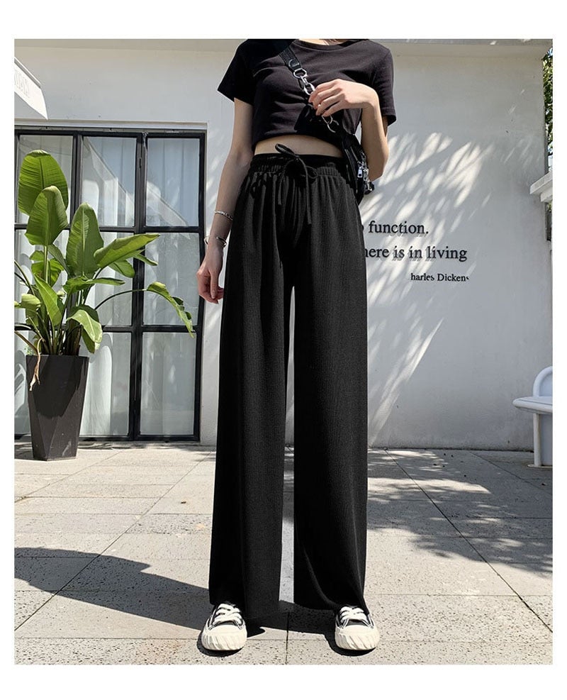 Women's Silk Light Wide Leg Fashion Designer Casual Pants (Plus Size) –  International Women's Clothing - Women's fashion designer plus size clothes